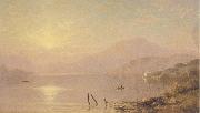 Sanford Gifford Morning on the Hudson oil painting artist